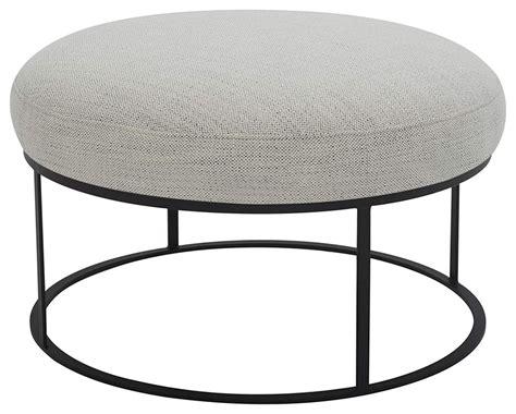 fabric and metal ottoman|best fabric for ottoman.